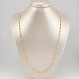 Cadena Rustica Barril Gc 7.15 g / 23 1/2 in / 4.1 mm Oro Amarillo 18K