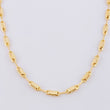 Cadena Rustica Barril 6.55 g / 23 3/4 in / 3.3 mm Oro Amarillo 18K