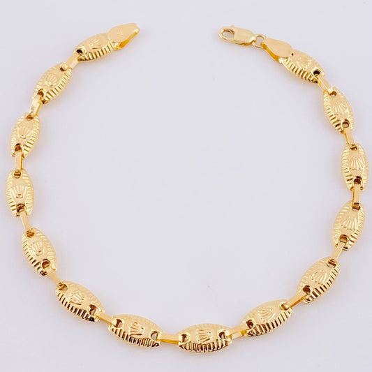 Pulso Rustico Corona 5.1 g / 8 1/4 in / 5.5 mm Oro Amarillo 18K
