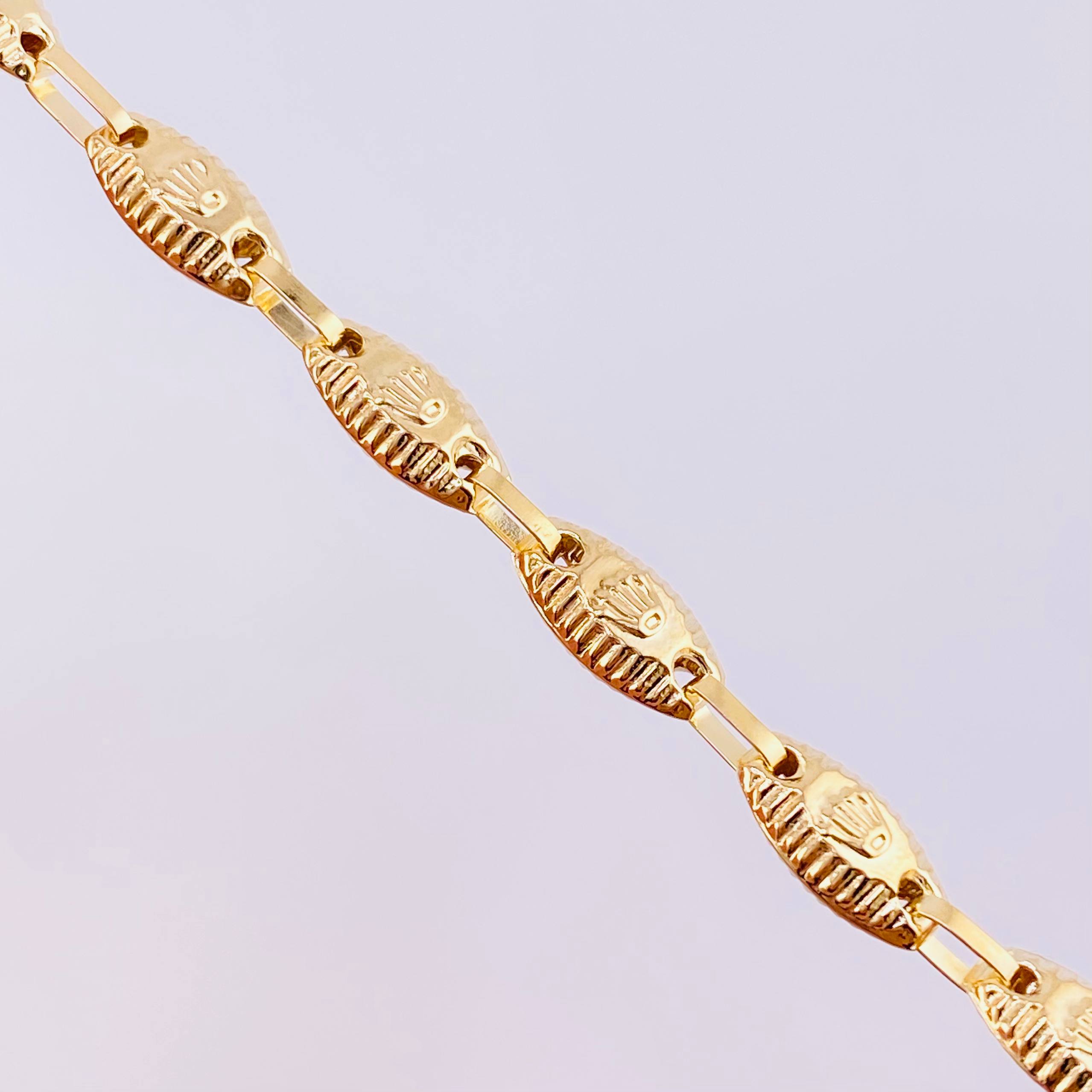 Pulso Rustico Corona 4.75 g / 7 3/4 in / 5.5 mm Oro Amarillo 18K