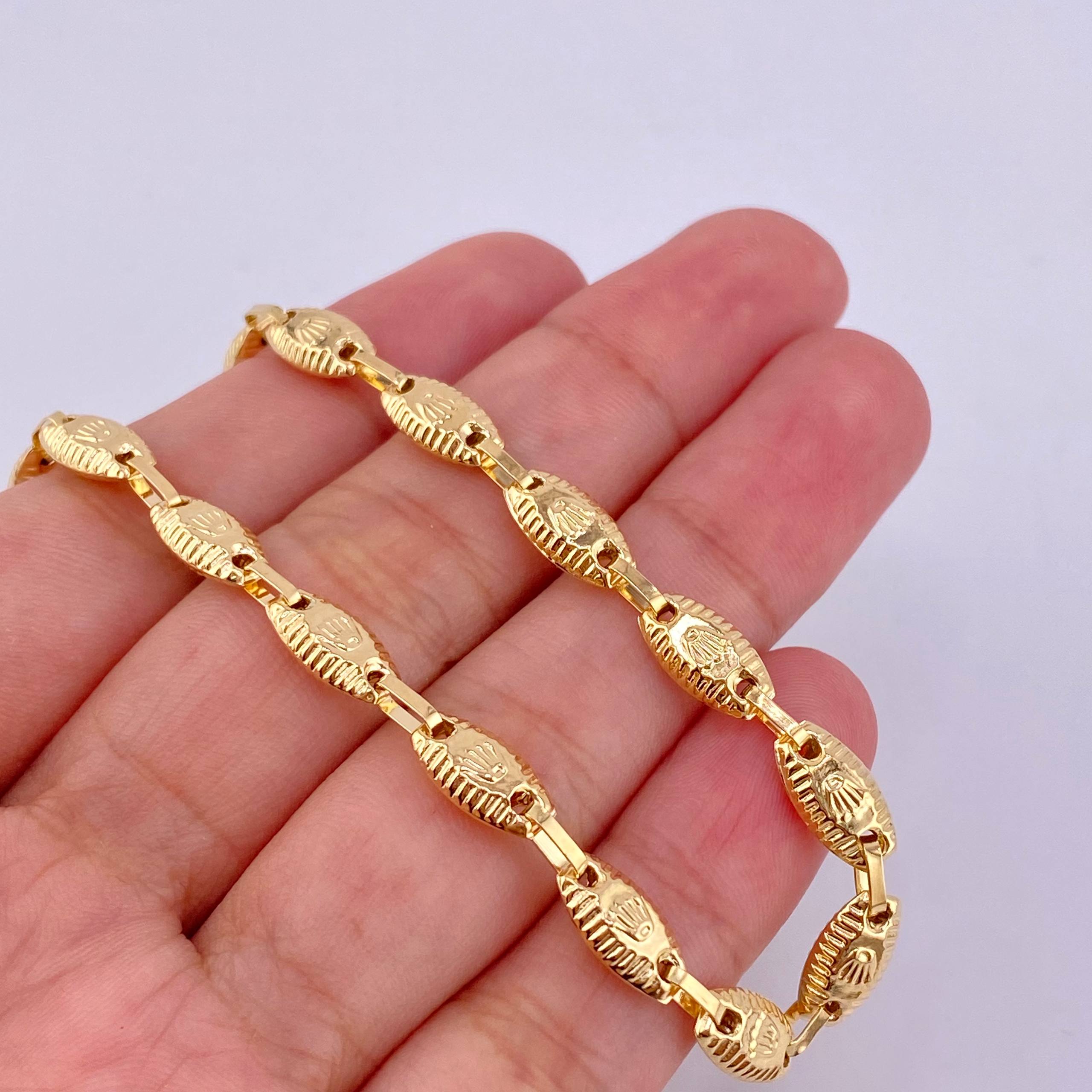 Pulso Rustico Corona 5.1 g / 8 1/4 in / 5.5 mm Oro Amarillo 18K