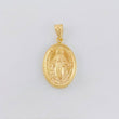 Dije Virgen Milagrosa 2.6 g / 3/4 in Oro Amarillo 18K