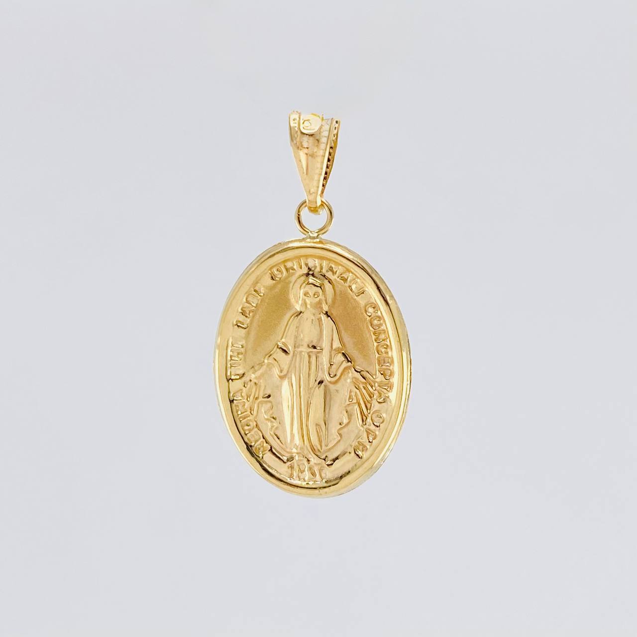 Dije Virgen Milagrosa 2.6 g / 3/4 in Oro Amarillo 18K