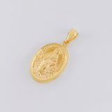 Dije Virgen Milagrosa 2.6 g / 3/4 in Oro Amarillo 18K