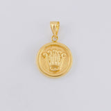 Pendant Crown 1.2 g / 1 in Yellow Gold 18K