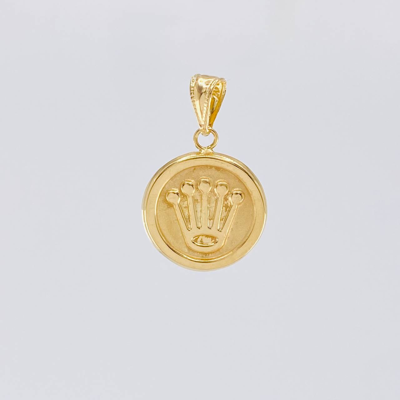 Dije Corona 1.15 g / 3/4 in Oro Amarillo 18K