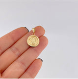 Dije Corona 1.15 g / 3/4 in Oro Amarillo 18K