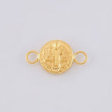 Herraje San Benito 0.7 g / 3/4 in Oro Amarillo 18K