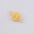 Herraje San Benito Mate 0.35 g / 1/2 in Oro Amarillo 18K