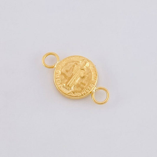 Herraje San Benito Mate 0.35 g / 1/2 in Oro Amarillo 18K