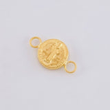 Herraje San Benito Mate 0.5 g / 3/4 in Oro Amarillo 18K