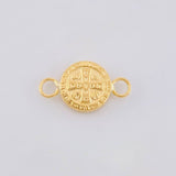 Herraje San Benito Mate 0.35 g / 1/2 in Oro Amarillo 18K