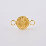 Herraje San Benito Mate 0.5 g / 3/4 in Oro Amarillo 18K