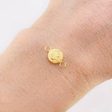 Herraje San Benito Mate 0.35 g / 1/2 in Oro Amarillo 18K