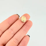 Herraje Virgen Guadalupe 0.55 g / 1/2 in Oro Amarillo 18K