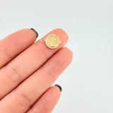 Herraje Virgen Milagrosa 0.5 g / 3/4 in Oro Amarillo 18K