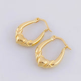 Candongas Bolso Corazon 1.5 g / 3/4 in Oro Amarillo 18K