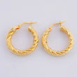Candongas Fenix 1.85 g / 3/4 in Oro Amarillo 18K