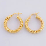 Candongas Fenix 1.85 g / 3/4 in Oro Amarillo 18K