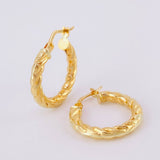 Candongas Fenix 1.85 g / 3/4 in Oro Amarillo 18K