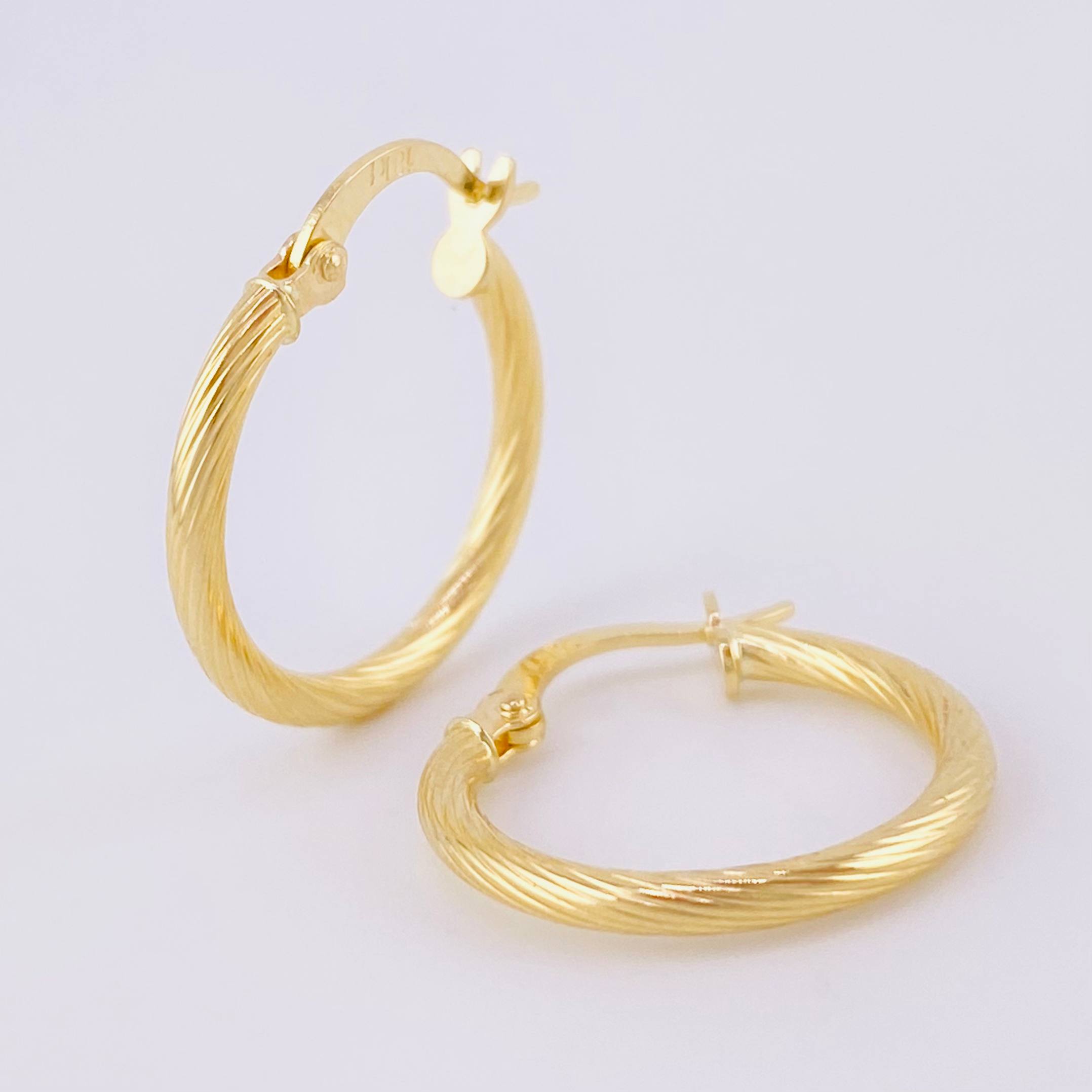 Candongas Sofia 1.35 g / 3/4 in Oro Amarillo 18K