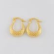 Candongas Bolso 1.25 g / 3/4 in Oro Amarillo 18K