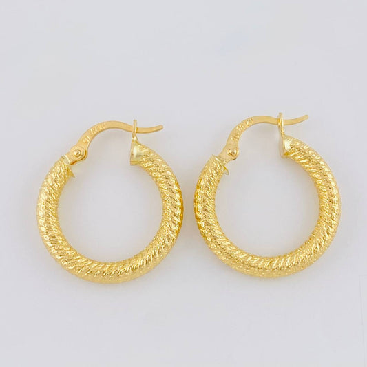 Candongas Leonore 2.05 g / 3/4 in Oro Amarillo 18K