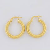 Candongas Leonore 2.05 g / 3/4 in Oro Amarillo 18K