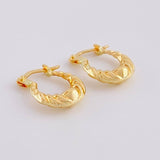 Candongas Marinilla 1.2 g / 3/4 in Oro Amarillo 18K