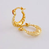 Candongas Marinilla 1.2 g / 3/4 in Oro Amarillo 18K