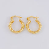 Candongas Raquel 1.45 g / 3/4 in Oro Amarillo 18K