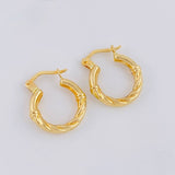 Candongas Raquel 1.45 g / 3/4 in Oro Amarillo 18K