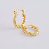 Candongas Raquel 1.45 g / 3/4 in Oro Amarillo 18K