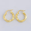 Candongas Reyi 1.55 g / 3/4 in Oro Amarillo 18K