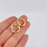 Candongas Reyi 1.55 g / 3/4 in Oro Amarillo 18K