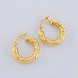 Candongas Noel 2.05 g / 3/4 in Oro Amarillo 18K