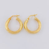 Candongas Sofi 1.95 g / 3/4 in Oro Amarillo 18K