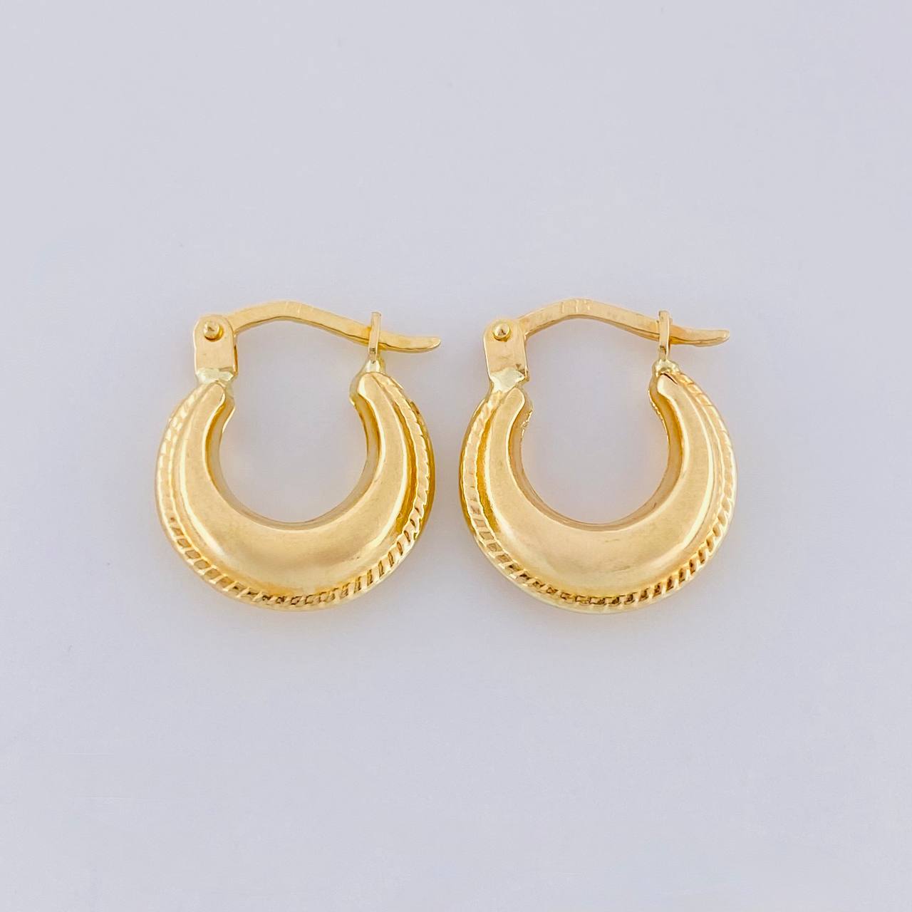 Candongas Meza 1.45 g / 3/4 in Oro Amarillo 18K
