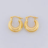 Candongas Meza 1.45 g / 3/4 in Oro Amarillo 18K