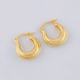Candongas Meza 1.45 g / 3/4 in Oro Amarillo 18K