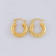 Candongas Aura Twist 1.6 g / 3/4 in Oro Amarillo 18K