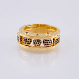 Anillo Trio Bolas De Fuego 11.45 g / T9 3/4 Oro Amarillo 18K