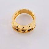 Anillo Trio Bolas De Fuego 11.45 g / T9 3/4 Oro Amarillo 18K