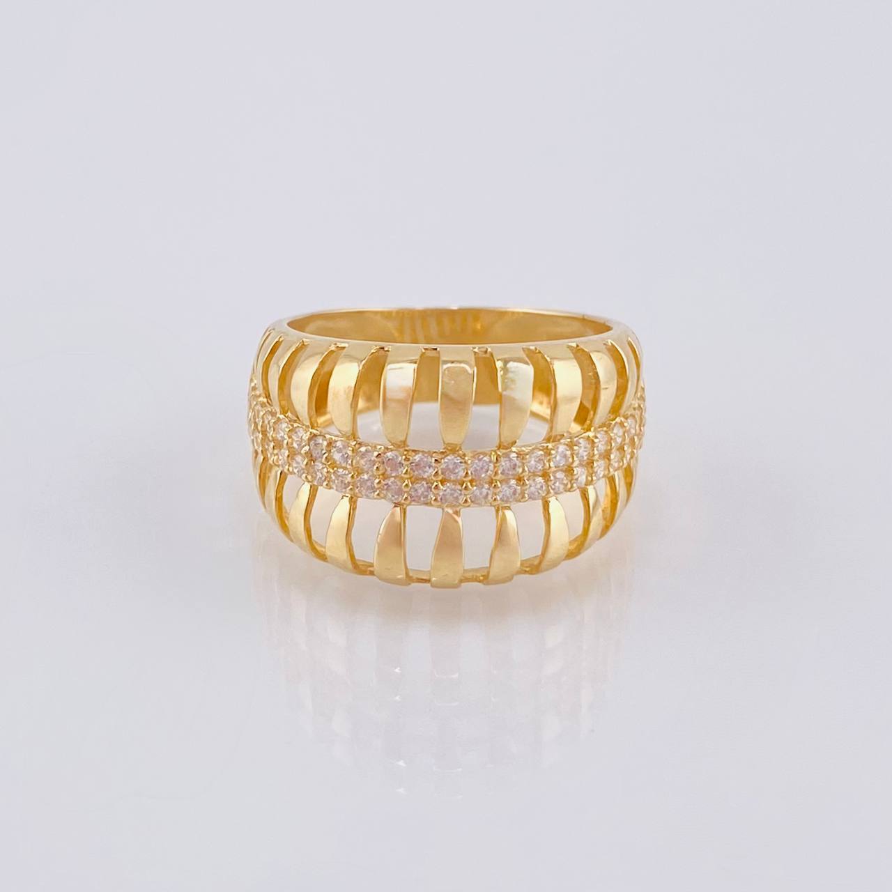 Anillo Acordeón Lumbal 4.9 g / T6 Oro Amarillo 18K
