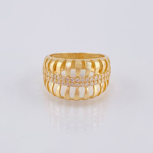 Anillo Acordeón Lumbal 4.9 g / T6 Oro Amarillo 18K