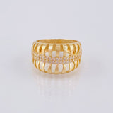 Anillo Acordeón Lumbal 4.9 g / T6 Oro Amarillo 18K