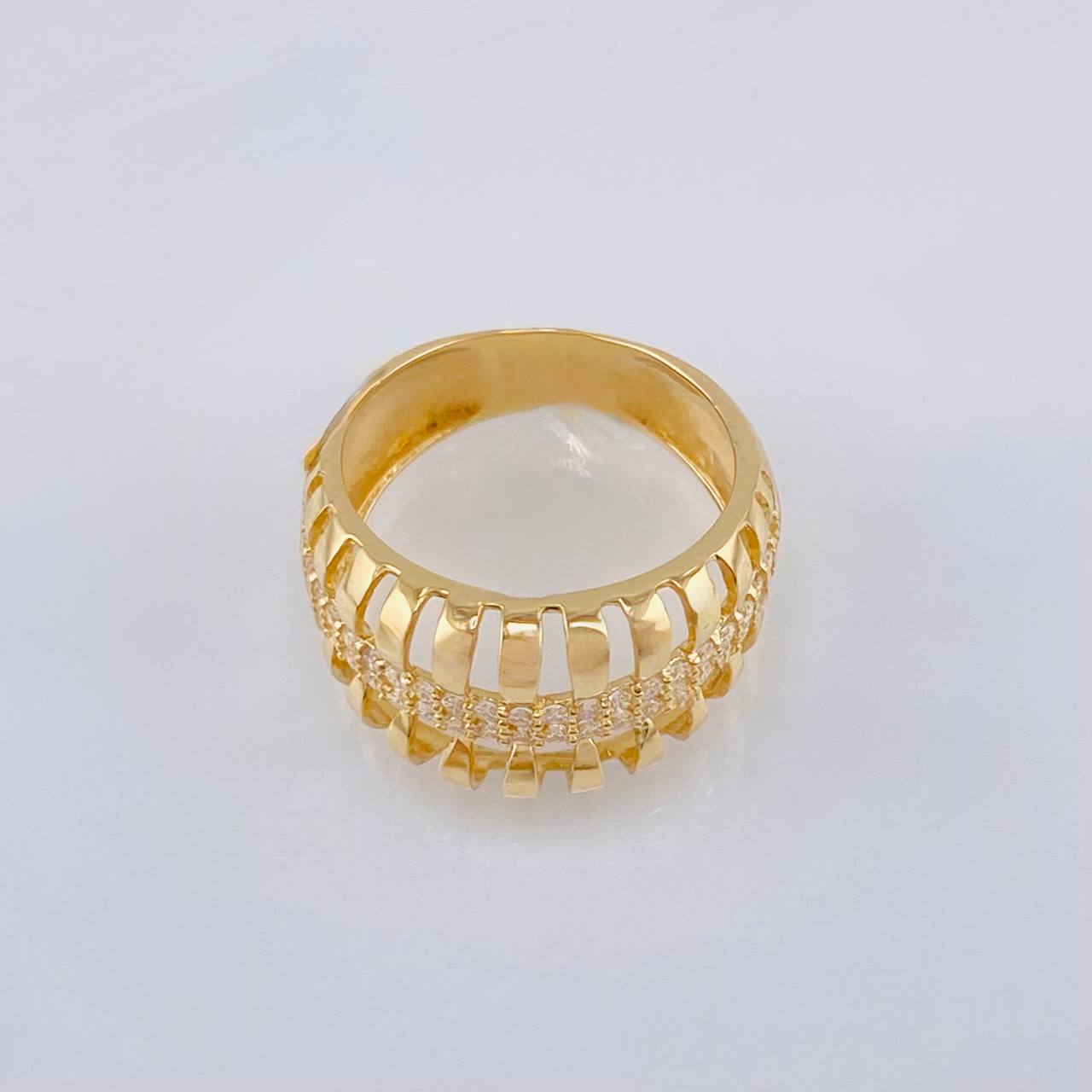 Anillo Acordeón Lumbal 4.9 g / T6 Oro Amarillo 18K
