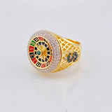 Anillo Ruleta 13.7 g / T13 Oro Amarillo 18K