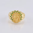 Anillo Rostro De Cristo 6.5 g / T9 1/2 Oro Amarillo 18K