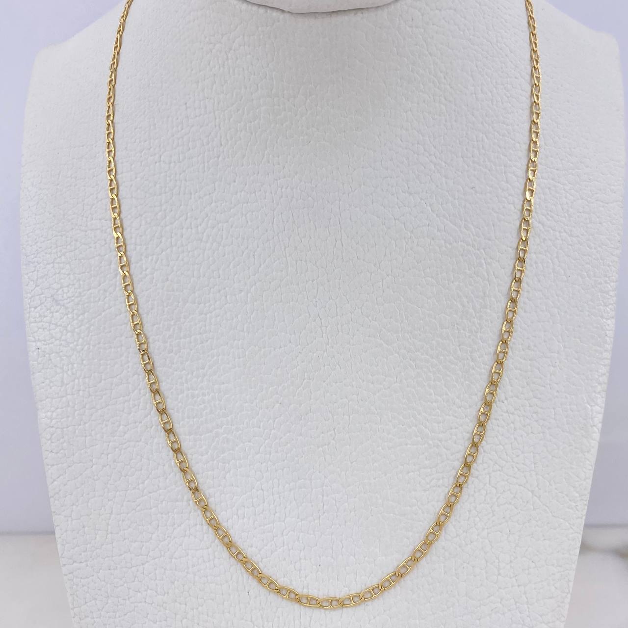 Flat Mariner Chain 2.75gr / 40cm / 1.9mm Yellow Gold +3 18K #